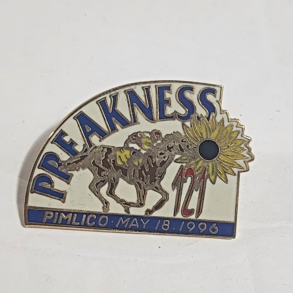 Preakness‎ 121 May 18 1996 Horse Racing Enamel Pin Collectible Baltimore Pimlico